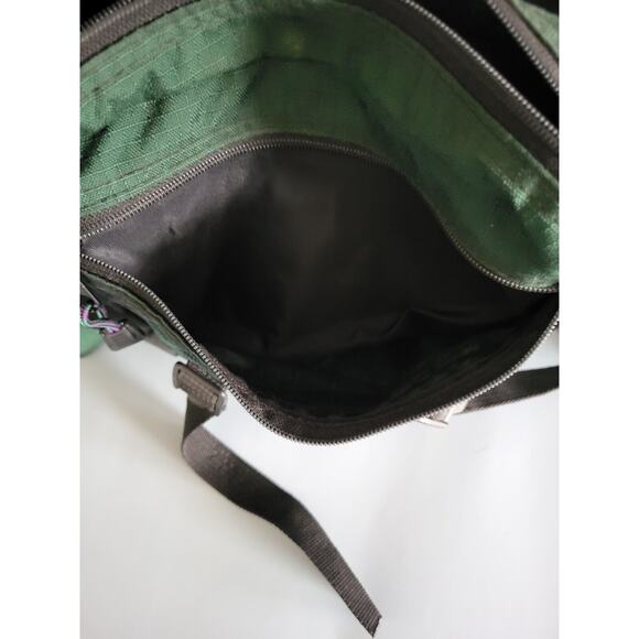 Jansport Fanny Pack Green Waist Hiking Bag With 2 Bottle Holders 2 Compartments - Picture 7 of 7